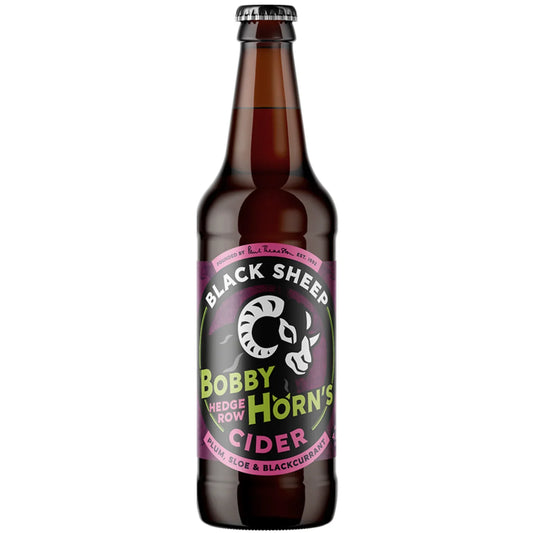 Black Sheep Bobby Horn's Hedgerow Cider Bottle 500ml 8 Tray