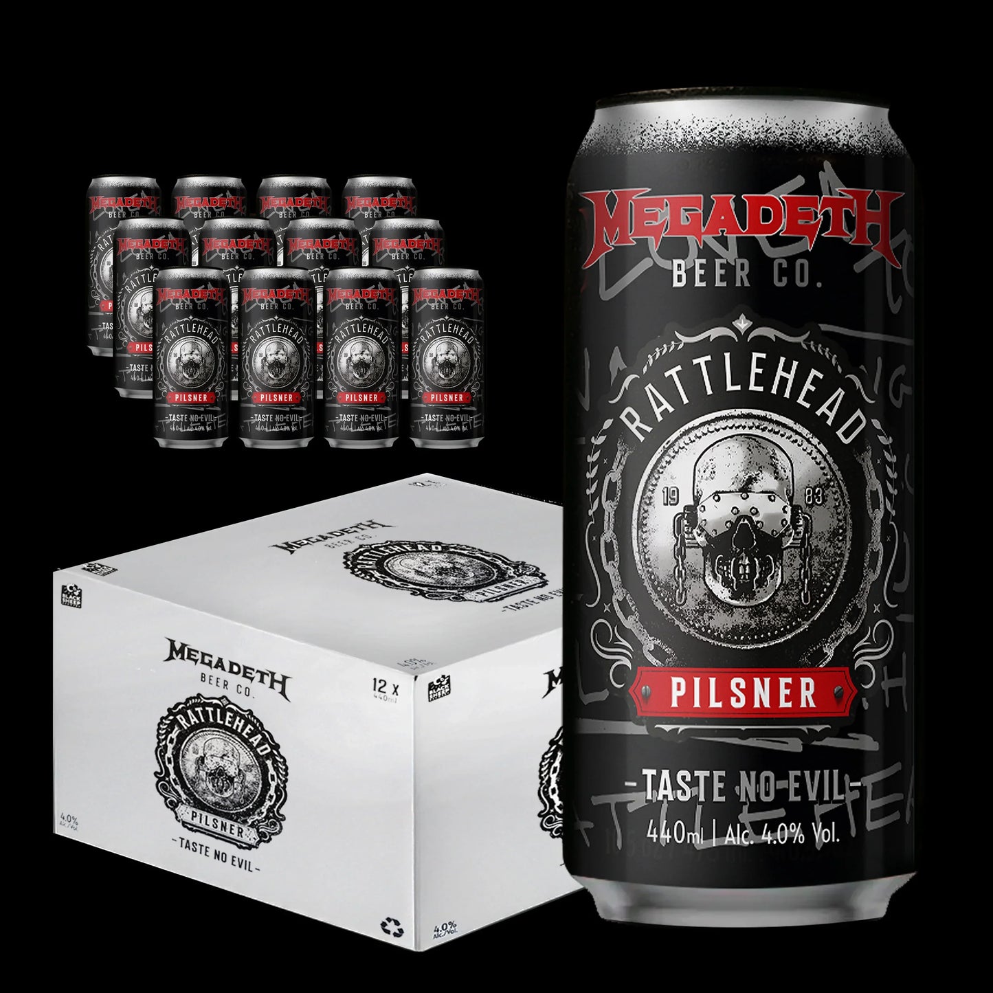 Rattlehead Pils 440ml Can x 12