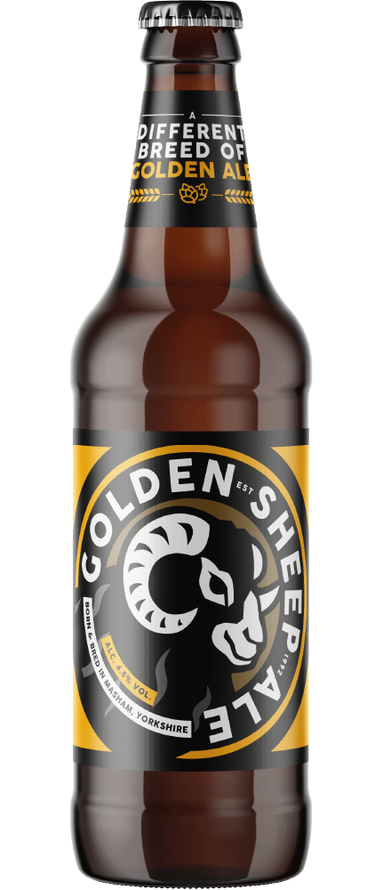 Bottle of Golden Sheep Ale