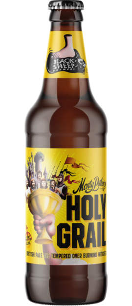 Bottle of Monty Python's Holy Grail Beer