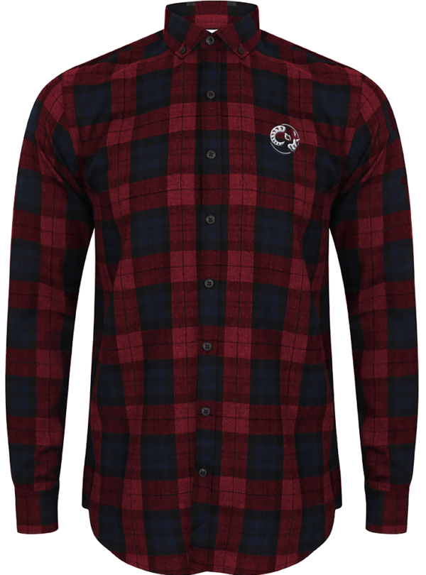 Brushed Check Casual Shirt - Red