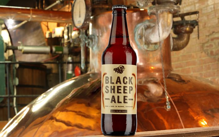 Bottle of Black Sheep Ale