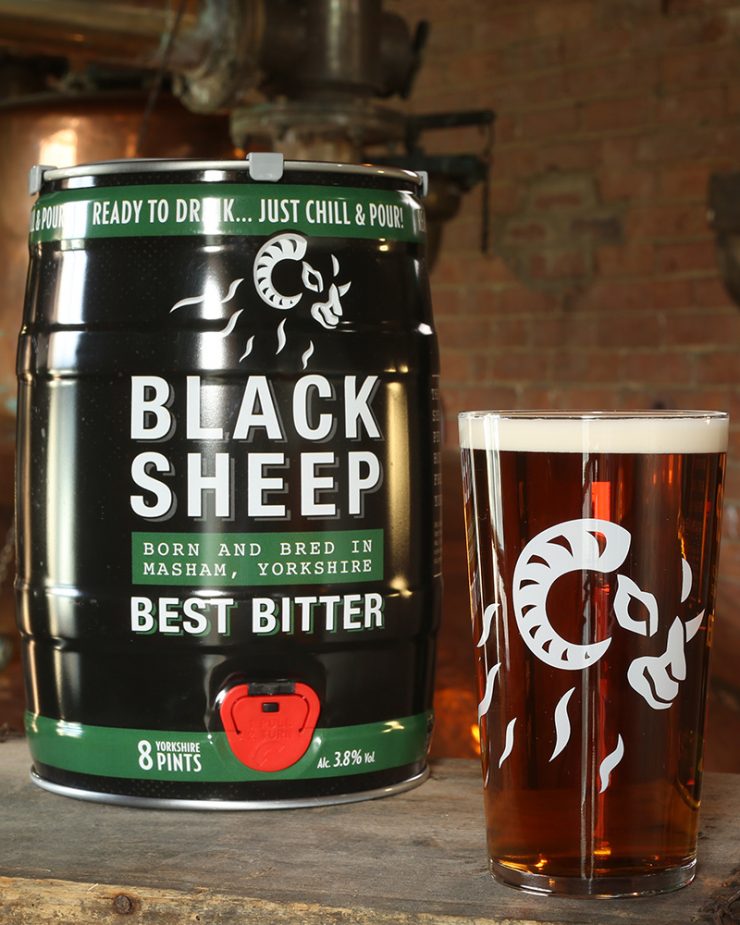 Black Sheep Best Bitter Available in 5L Mini Kegs! Black Sheep Brewery
