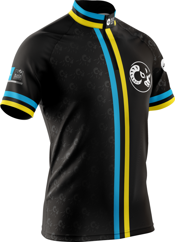 black bike jersey