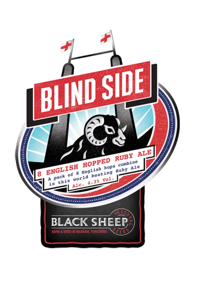 Blind Side Beer Pump Logo