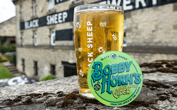 Pint of Bobby Horns Cider