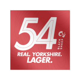 54 Lager Badge