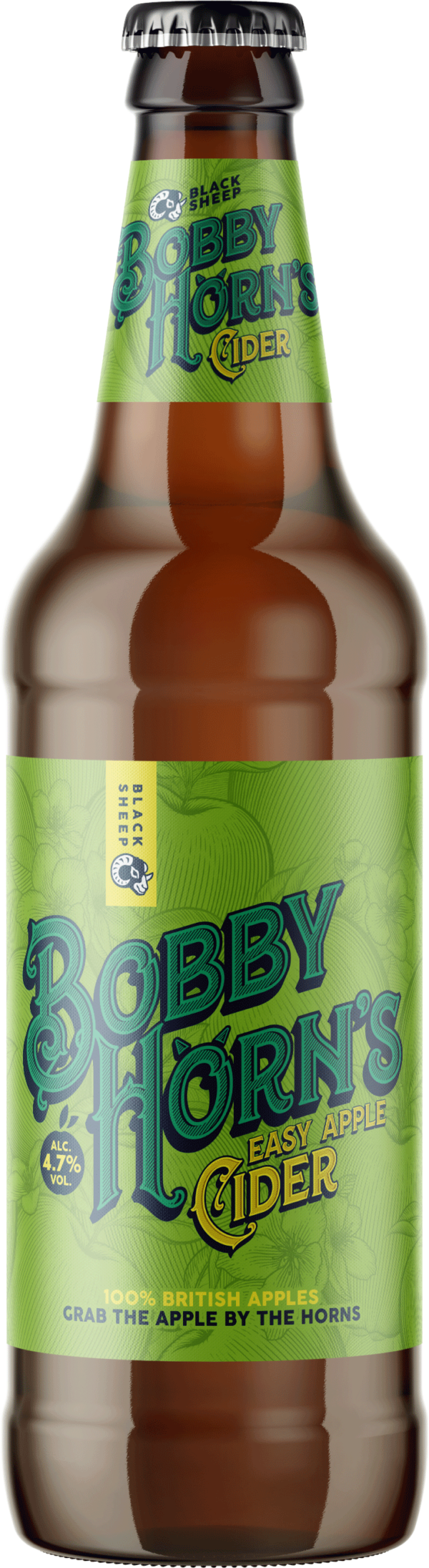 Bottle of Bobby Horn's Apple Cider