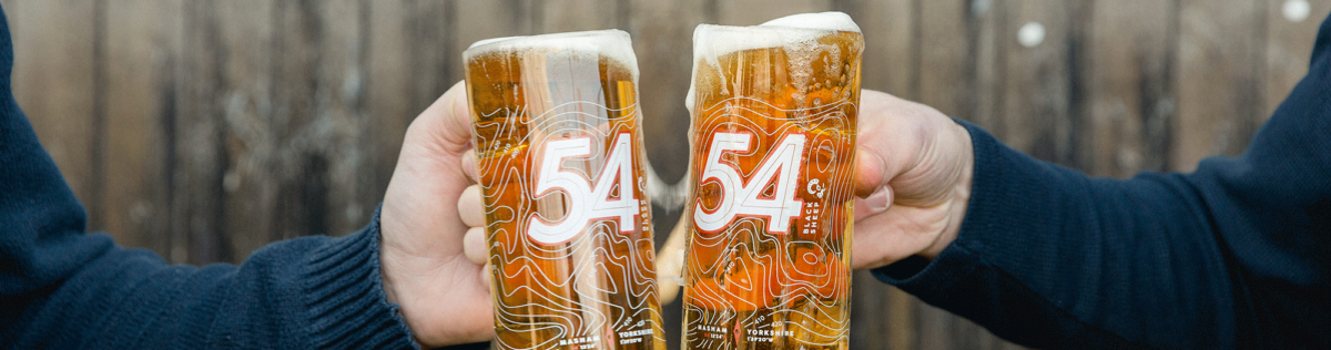 2 Pints of 54 Lager