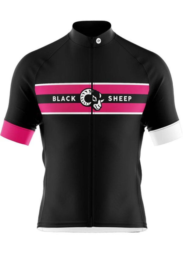Black & Pink TDY Cycling Jersey