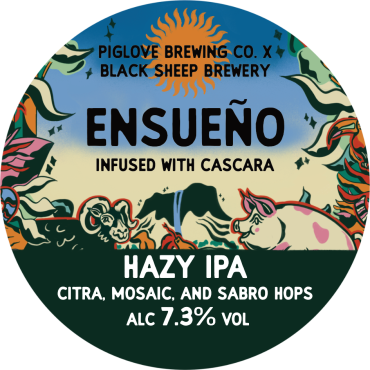 Ensueno Hazy IPA Keg Badge